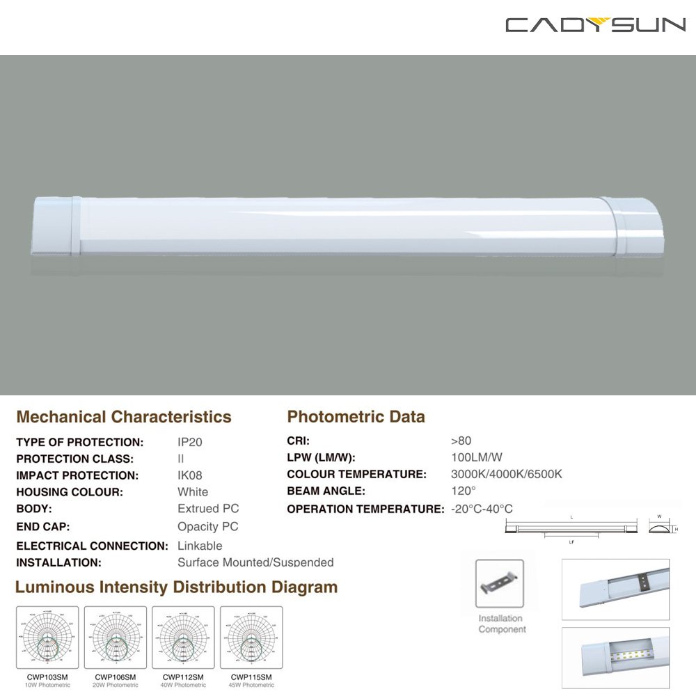 Factory Led Waterproof Cold Storage Wholesale waterproof dimmable lights aquarium led lighting ip65 led tube led tri-proof light