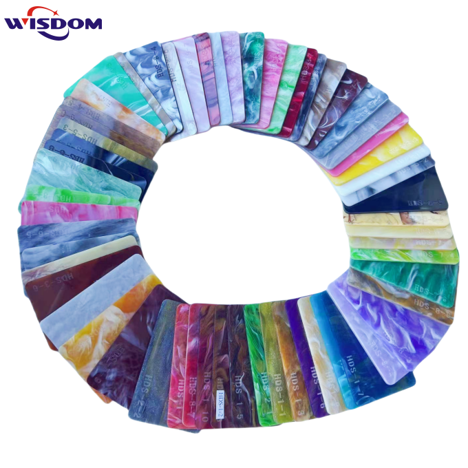 color cheap hollow crystal wave aquarium acrylic stone sheet small samples transparent for laser cutting