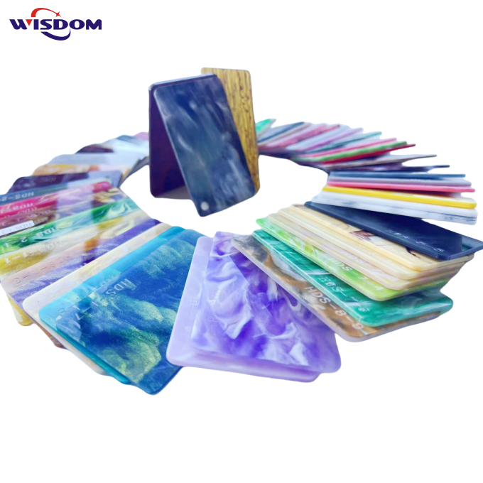 color cheap hollow crystal wave aquarium acrylic stone sheet small samples transparent for laser cutting