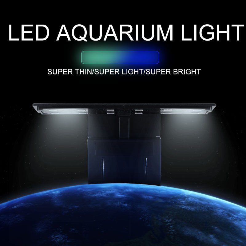 Slim LED Aquarium Light Lighting Plants 5W 10W 15W Aquatic Plant Lighting Waterproof Fish Tank Lamp