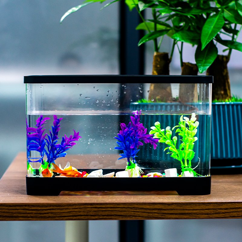 Sunsun Ultra White Glass HE Series Small Plastic Fish Tank for Living Room HE-300 HE-380 HE-480