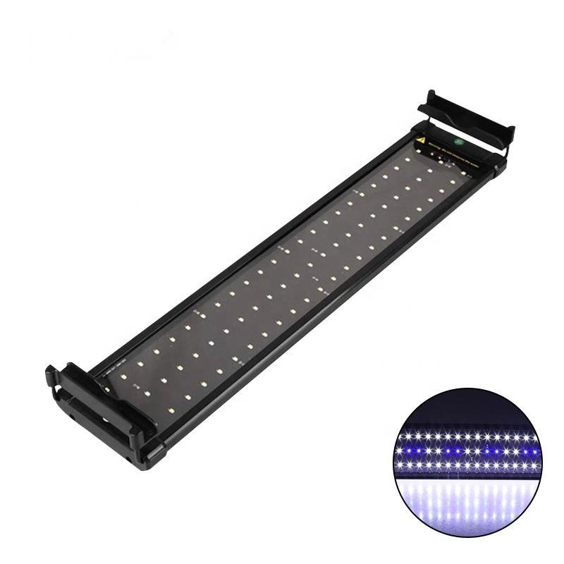 led aquarium lamp aquarium stand light blue and white light aquatic grass lamp fish tank lighting light pet fish tank