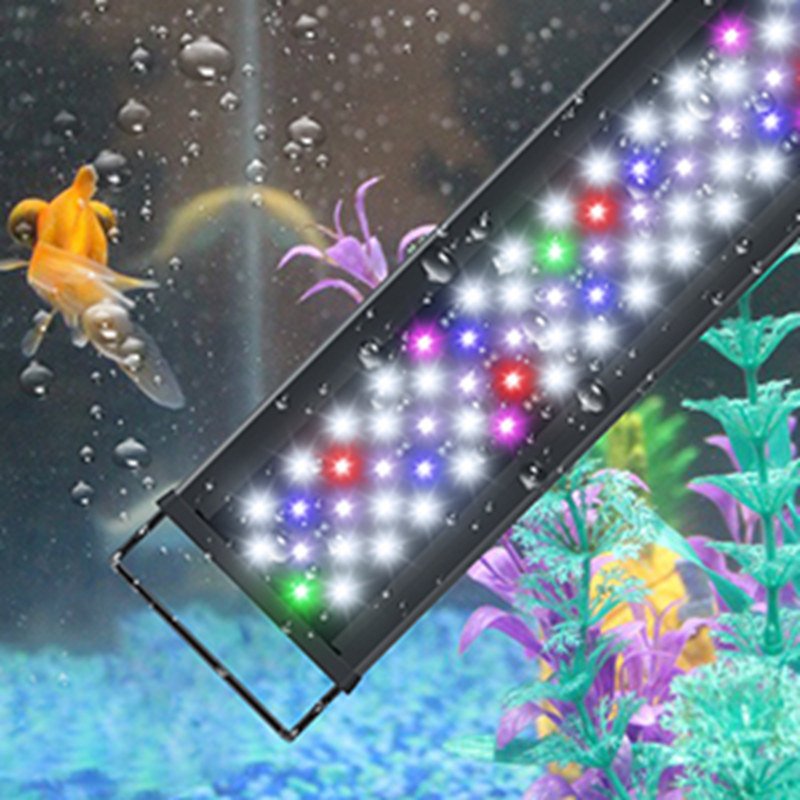 Full Spectrum Led Grow Light For Aquarium Fishing Tank Freshwater Aquarium Lighting Plants Growth Rainforest Aquarium Lamps