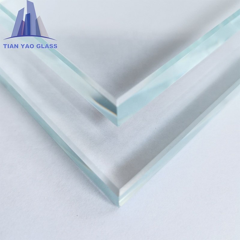 Customizable sizes 3mm 4mm 6mm white aquarium low iron glass for fish tank