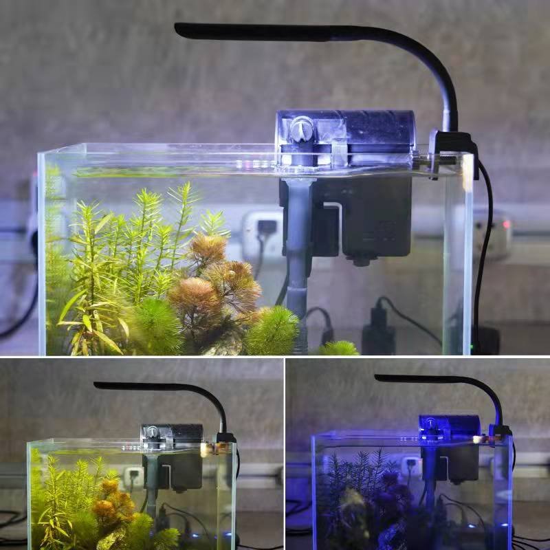 GAKO SJL-5 Mini Blue White Clip on Aquarium Lights Led for Planted Aquarium fish tank