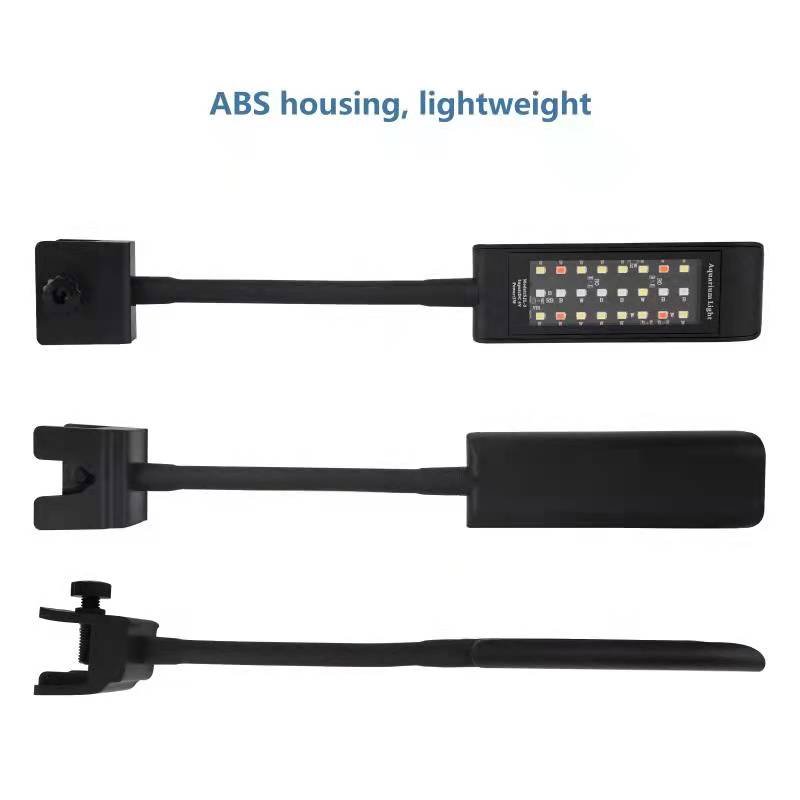 GAKO SJL-5 Mini Blue White Clip on Aquarium Lights Led for Planted Aquarium fish tank