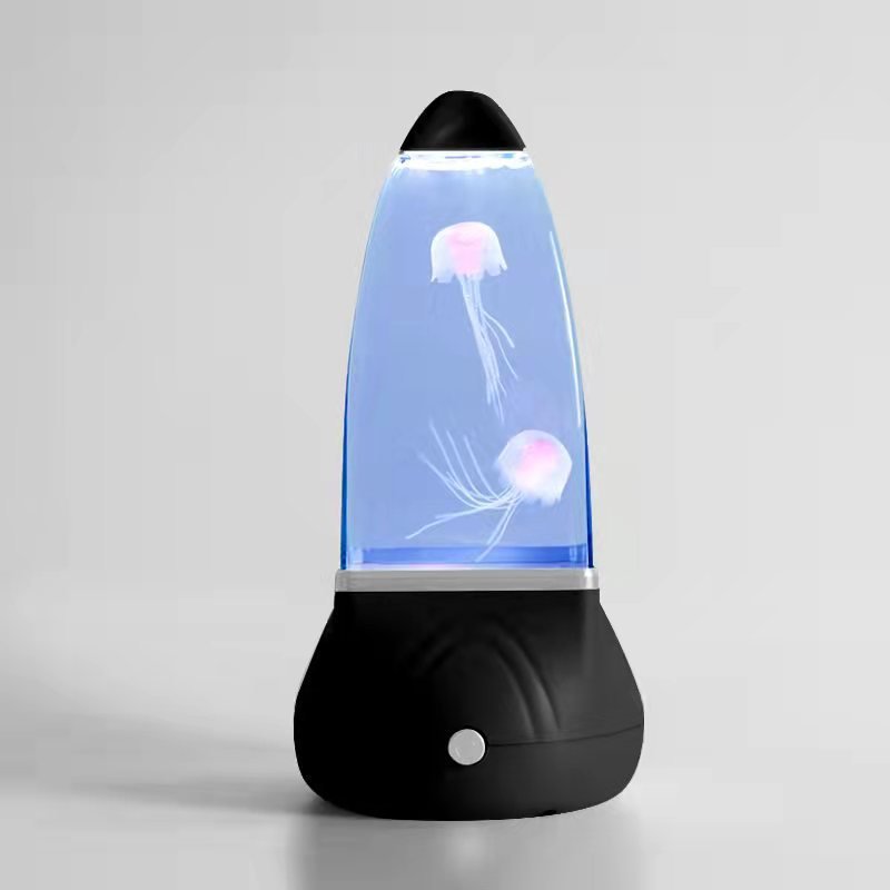 Jellyfish Aquarium Lamp Color Changing Lights Artificial Mini Aquarium Night Light Jellyfish Tank table Lamp