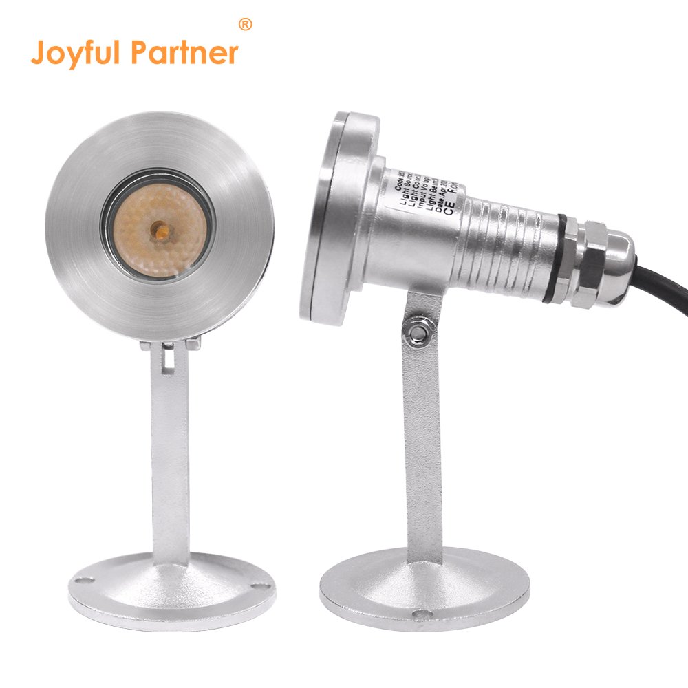 MINI 1W 2W 3W Single Color RGB LED Underwater Spot Fountain Lighting IP68 Waterproof Pond Aquarium Lamps