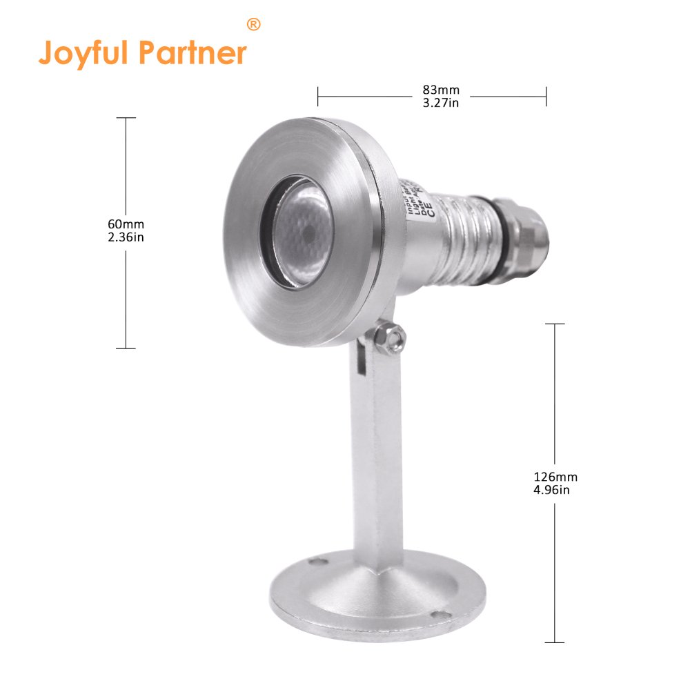 MINI 1W 2W 3W Single Color RGB LED Underwater Spot Fountain Lighting IP68 Waterproof Pond Aquarium Lamps