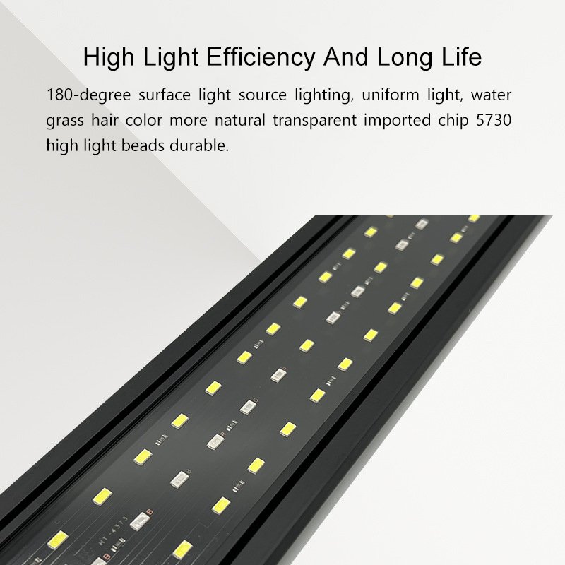 Practical hot sale LED fish tank aluminum bracket full spectrum aquarium lights
