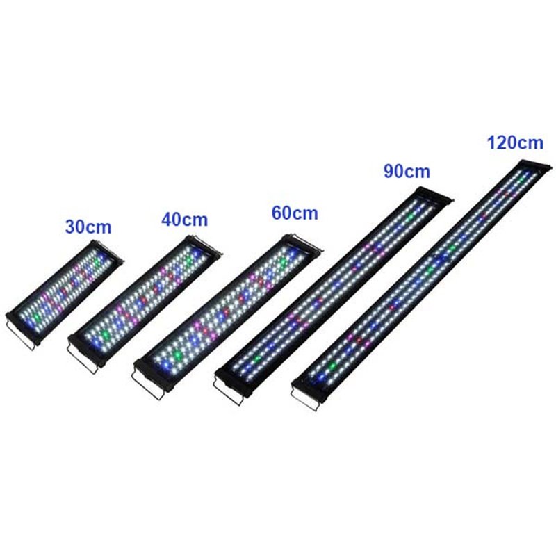 2024 30cm-120cm Waterproof Fish Tank Decor Full Spectrum Planted Aquatic Plant Marine Grow Lighting Led Aquarium Lights