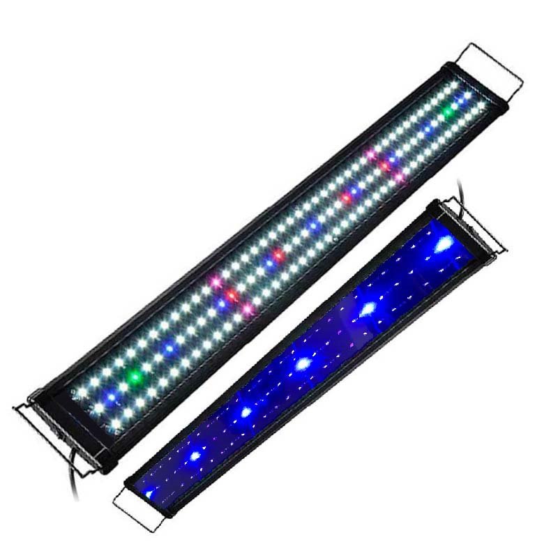 2024 30cm-120cm Waterproof Fish Tank Decor Full Spectrum Planted Aquatic Plant Marine Grow Lighting Led Aquarium Lights