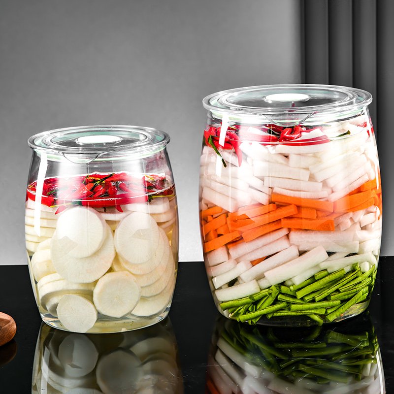 Multi-Functional Moisture-Proof Storage Cans Dogs Dried Fruits Aquariums-Coarse Cereals Kimchi Jars Multiple Specifications