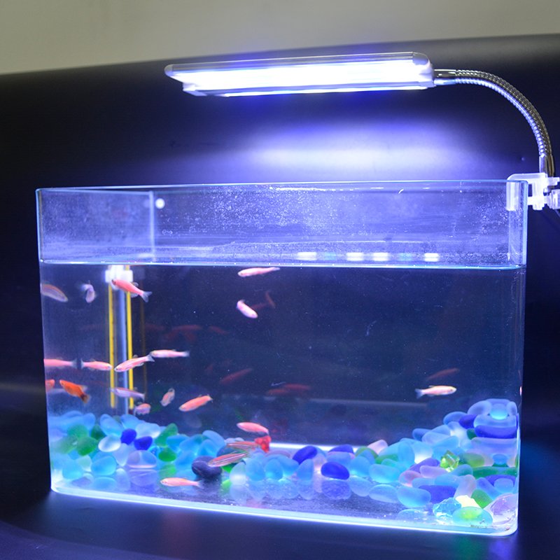 Waterproof Ultra-thin LED Aquarium Clip Lamp Highlight LED Fish Tank Lamp