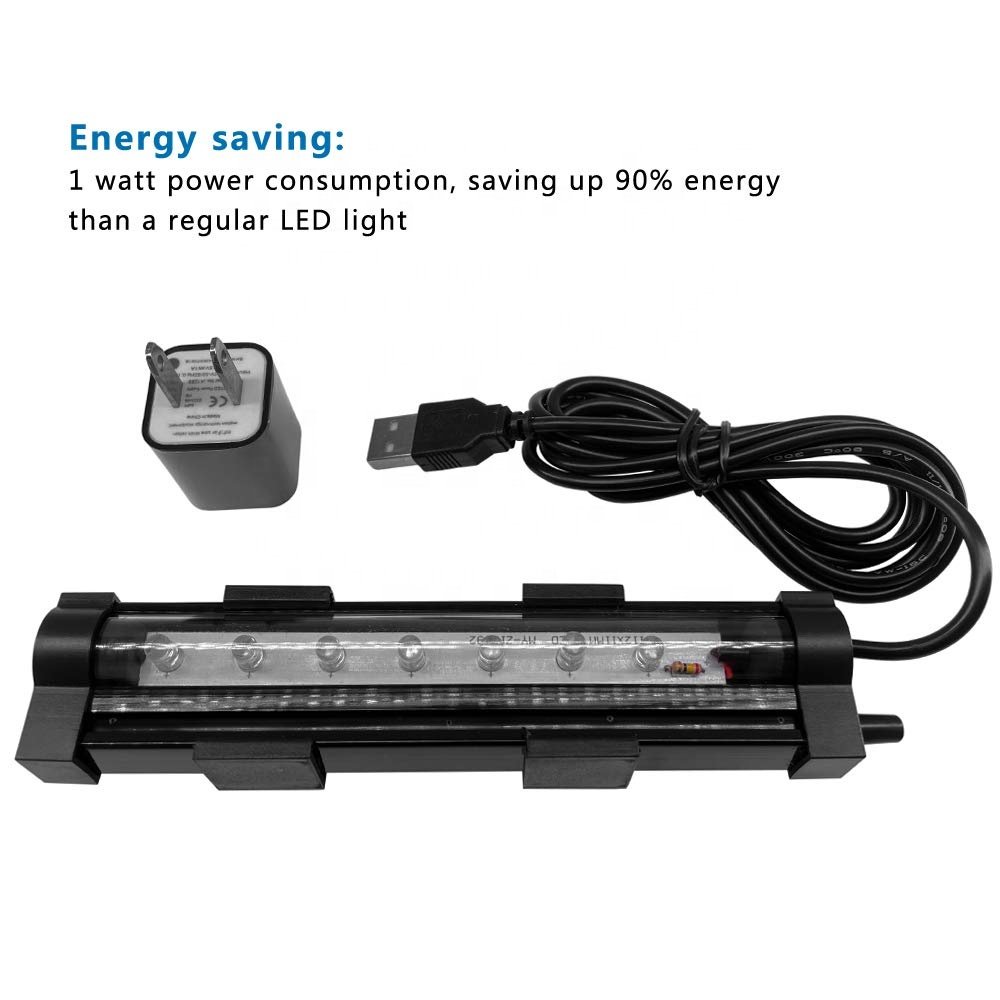 1W RGB Aquarium light Automatic color changing Fish Tank Lights Waterproof multicolour Led Aquarium Lamp Underwater light