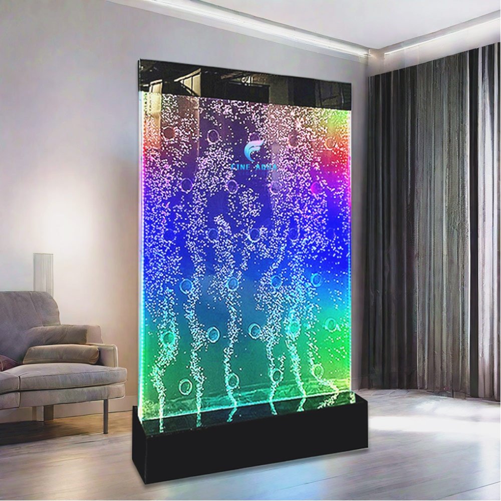 Home LED light up water bubble panel lamp decoration room divider