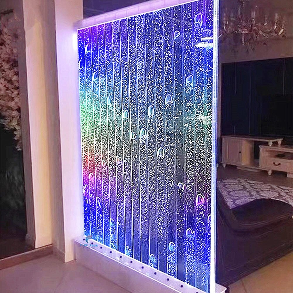 Home LED light up water bubble panel lamp decoration room divider