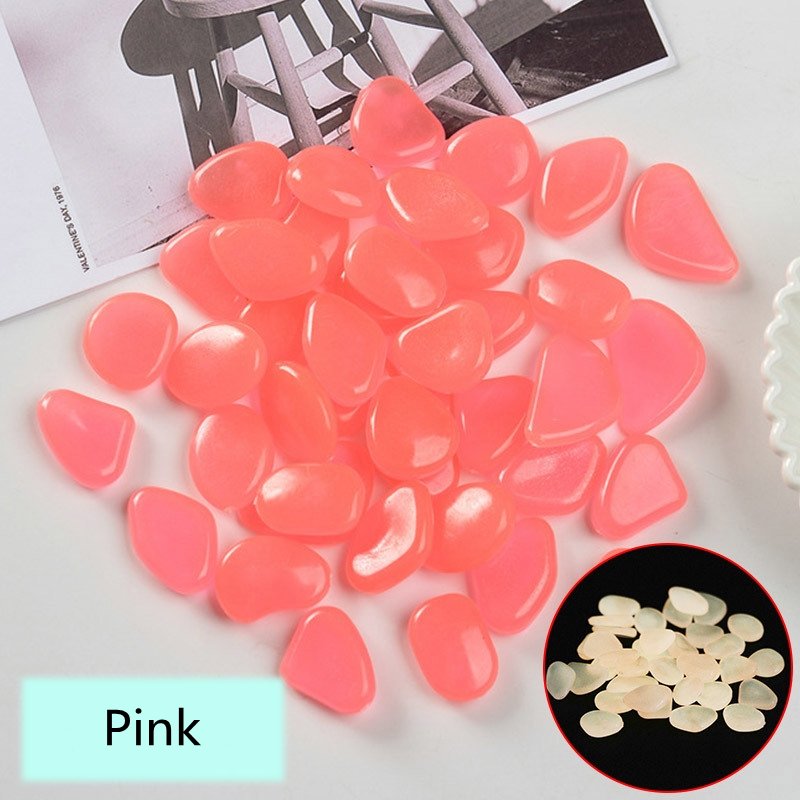Luminous Stone light stone for Garden Aquarium Fish Tank Glow In Dark Decorative Pebbles