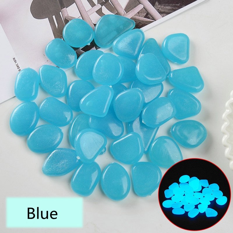 Luminous Stone light stone for Garden Aquarium Fish Tank Glow In Dark Decorative Pebbles