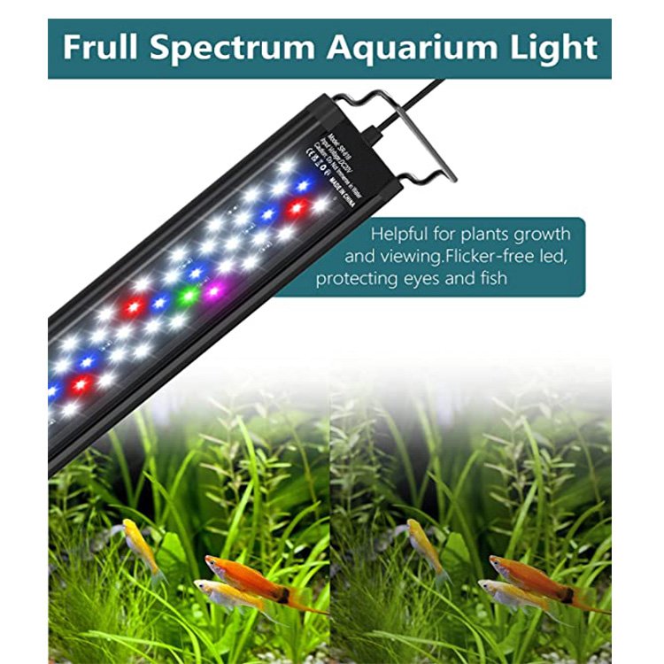 Fullgain FG-170 full spectrum Super Thin Fish Tank light aquarium led light coral reef light