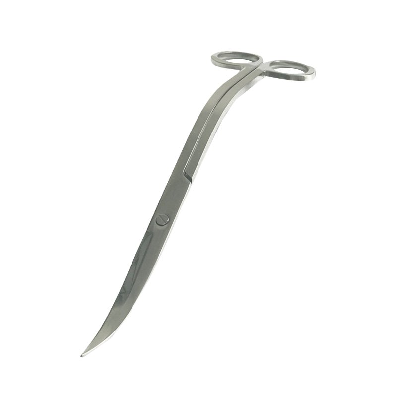 Aquarium Fish Tank 25cm Scissor Aquatic Plant Cleaning Tools Tongs Scissor Stainless Big Water grass shears Steel Wave Scissor