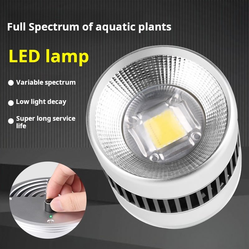 Fish tank water plant Light LED lamp waterproof full spectrum grass cylinder light aquarium light fluorescent fixture