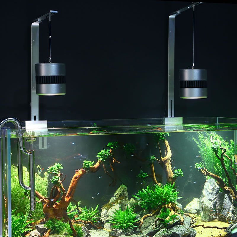 Fish tank water plant Light LED lamp waterproof full spectrum grass cylinder light aquarium light fluorescent fixture