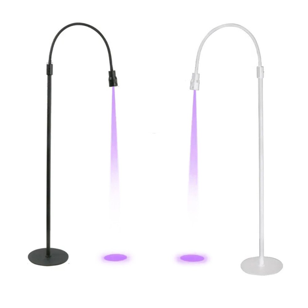 Adjustable UV LED Eyelash Extension Lamp Fast Curing Suitable for Beauty Salon Eyelash Extension LED UV Lamp with Glue Goggles
