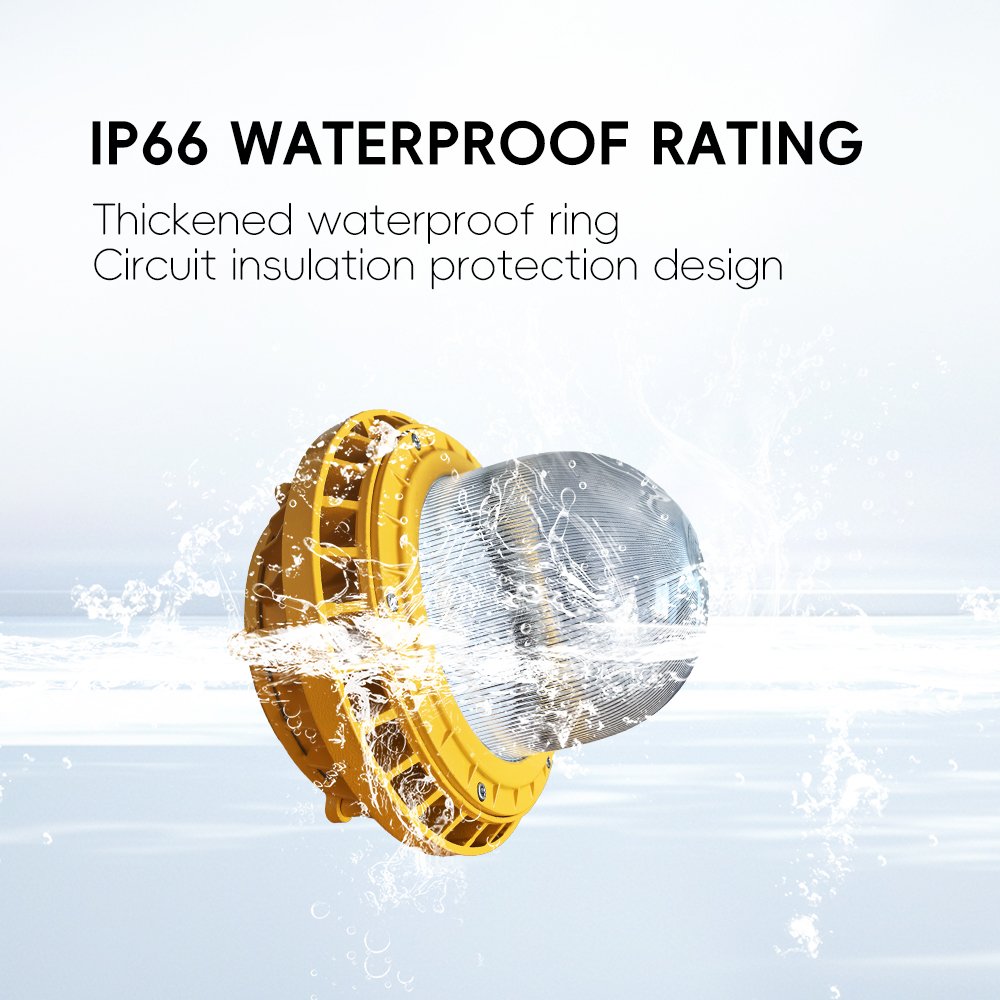 LED waterproof oval explosion-proof moisture-proof lamp bathroom ceiling wall lamp three proof lamp customizable