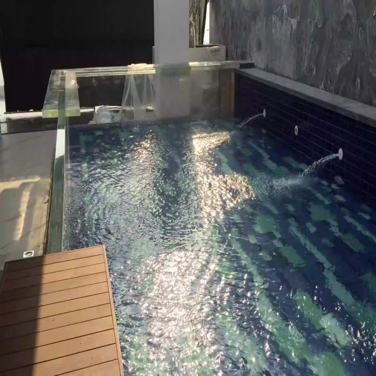 100mm Bright Customized Acrylic Swimming Pool Thick Acrylic Panels for Private Villa