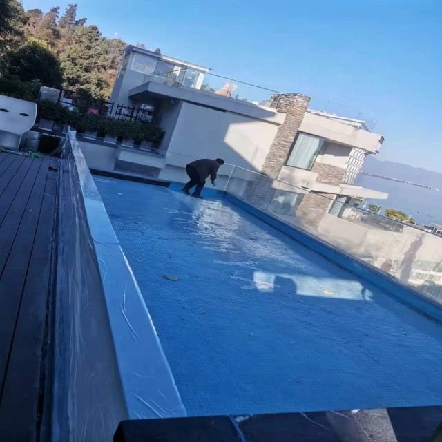 100mm Bright Customized Acrylic Swimming Pool Thick Acrylic Panels for Private Villa