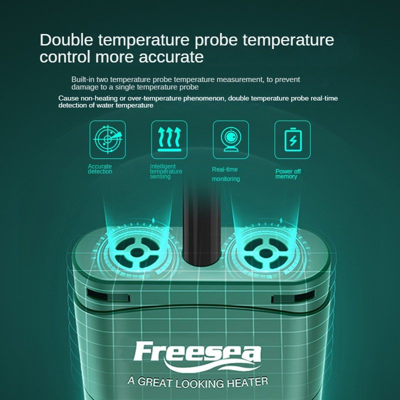 Freesea 50W 100W 200W 300W 500W 800W 1000W 1200W Cut off from water Removable cleaning Turtle Fish Tank PTC Aquarium HEater