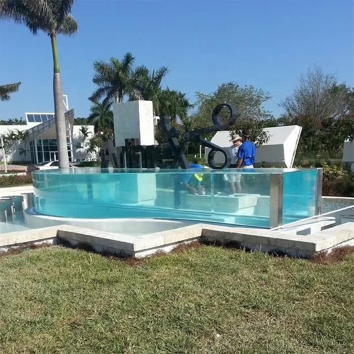HOT summer fun New polished wall panels acrylic acrilico outdoor swimming pool