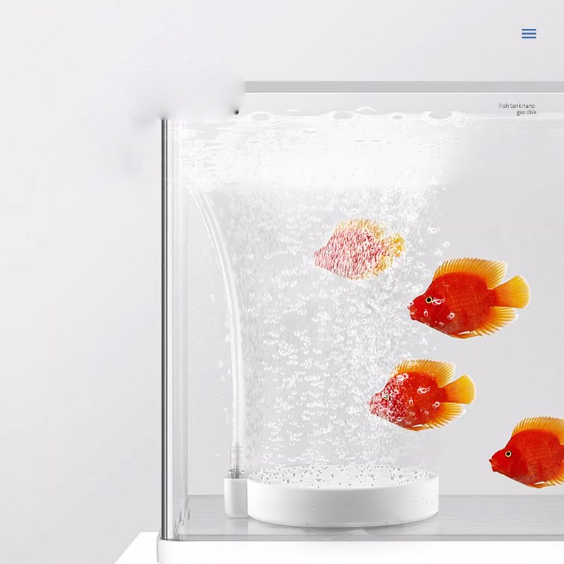 Fish Tank 6 Inch Quiet Aquarium Bubbler Stone Dissolved Oxygen Diffuser for 100 to 150 Gallon nano air stone with metal nozzle