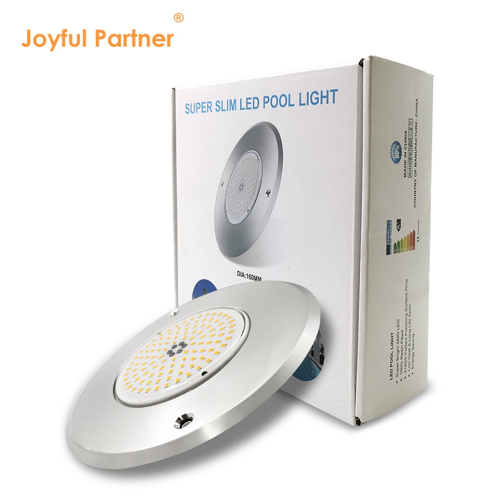 IP68 White Blue RGB Underwater Lamp 7.5mm Surface wall Mounted 12VAC 10W PAR56 LED Swimming Pool Light