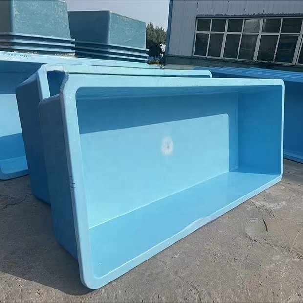 Large big size indoor breeding fish koi tanks accessories aquarium glass window fiberglass frp 1000 gallon fish tank for sale