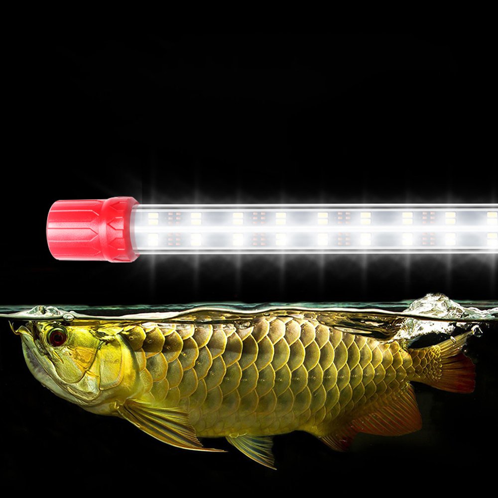Four rows of aquarium lights LED 13W high bright gold arowana special aquarium wide Angle lighting enhancement tube