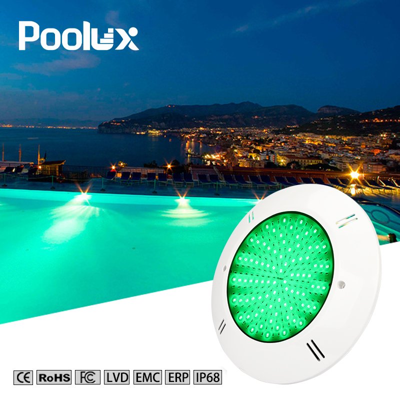 ABS PC Surface Mounted Lamp High Brightness SMD2835 Chip Long Lifespan Waterproof LED Underwater Resin Filled Pool Light