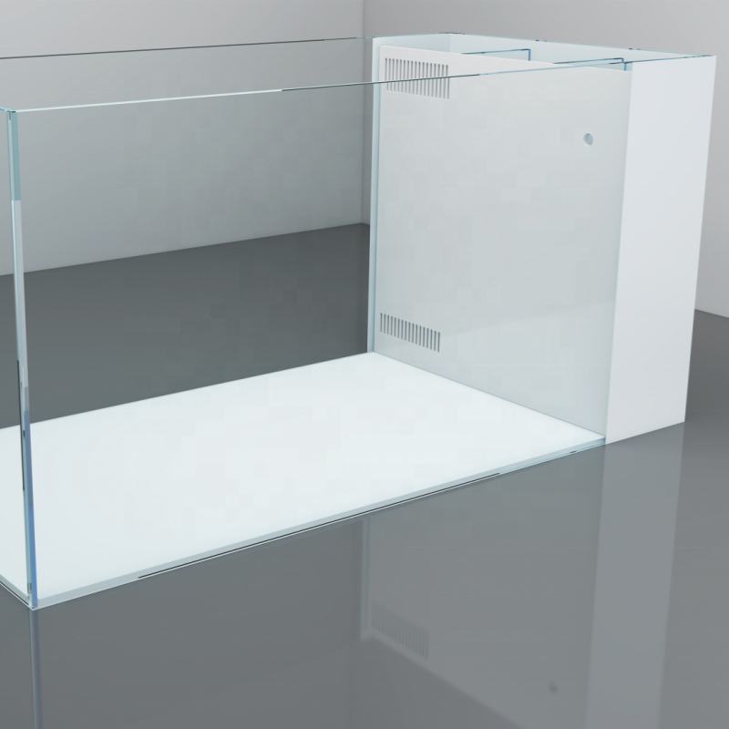 Factory's Latest Multifunctional Side Filter Fish Tank Glass Fish Tank Side Filter Right Angle Glass aquarium Fish Tank