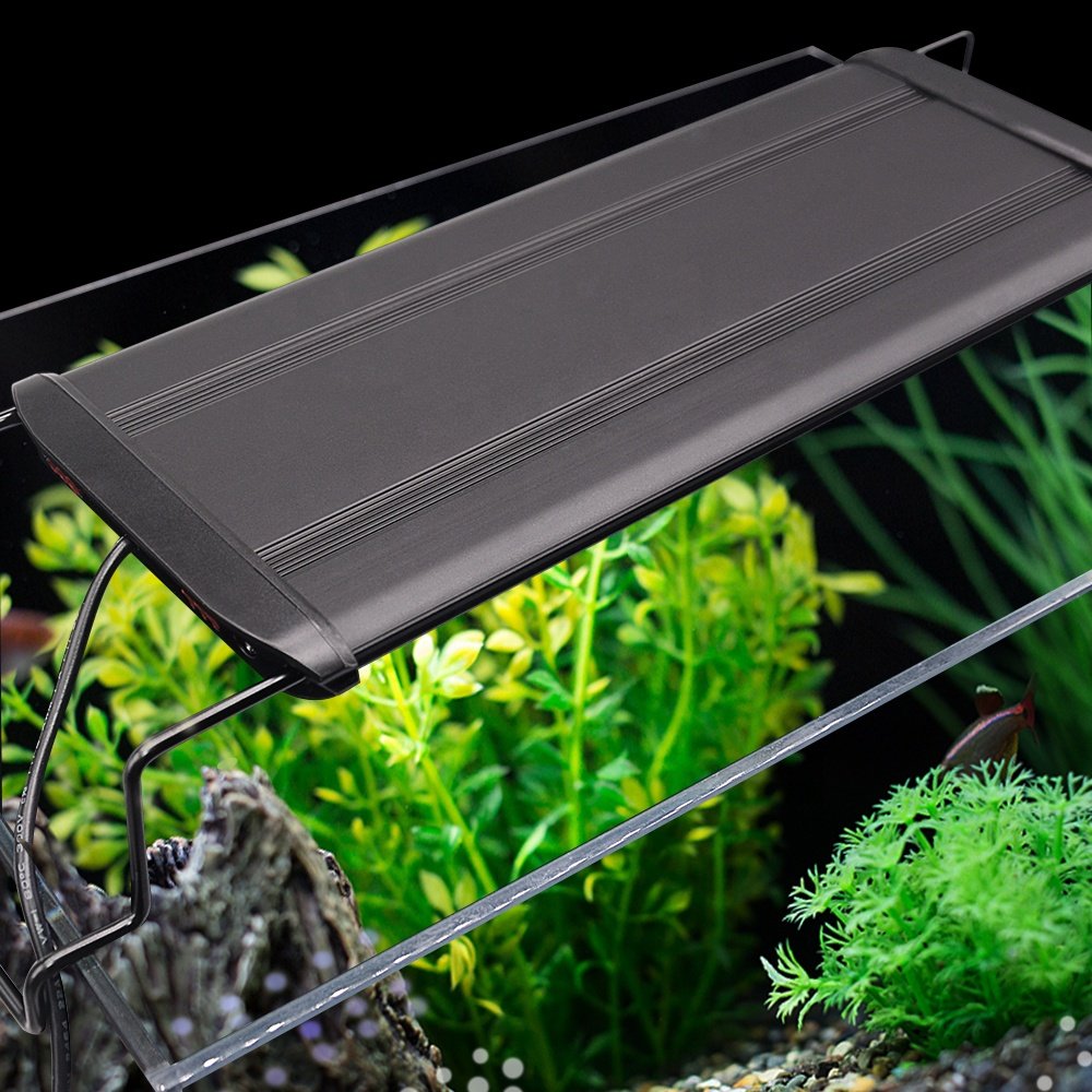 H series UV WRGB LED lamp full spectrum aquarium lights fish tank brackets stand reef coral plant algae smart aquarium light