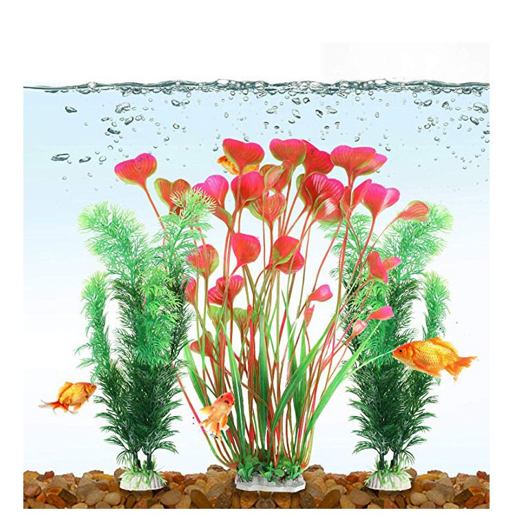 Artificial Plastic Aquatic Plants for Aquarium Freshwater Landscape Accessory Fish Decorations Water Usage