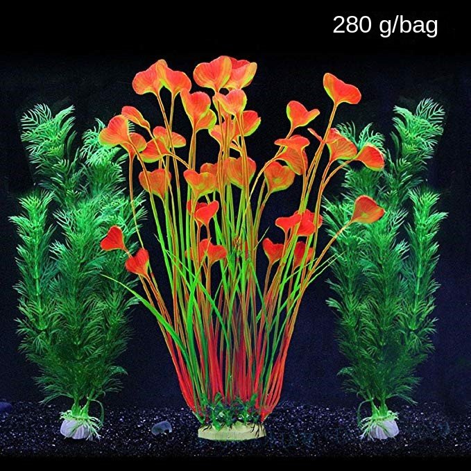 Artificial Plastic Aquatic Plants for Aquarium Freshwater Landscape Accessory Fish Decorations Water Usage