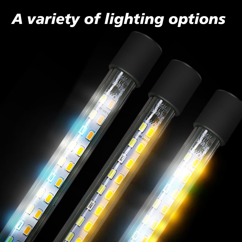 Fish tank led light full spectrum amphibious lighting plant tank adjust color submersible waterproof aquarium led light