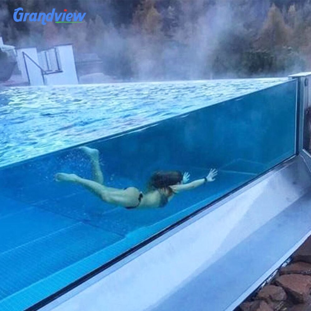 50mm-200mm Thick clear thick acrylic glass sheet aquarium glass swimming pool in plexiglass