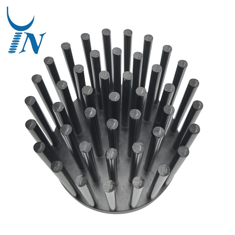 CNC Custom Cold Forged Heat sink Aluminum radiator anodized fin projector high power heat sink for Industrial grow light