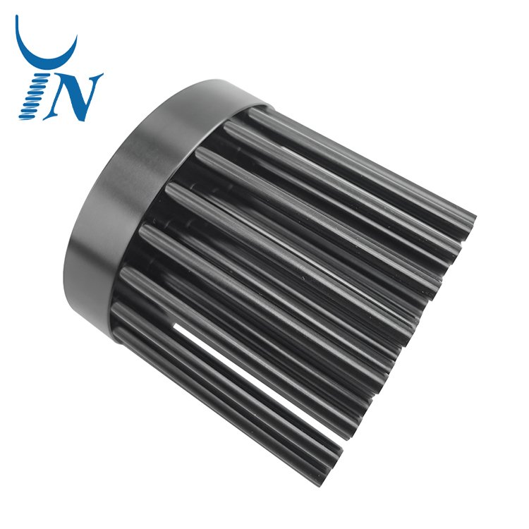 CNC Custom Cold Forged Heat sink Aluminum radiator anodized fin projector high power heat sink for Industrial grow light
