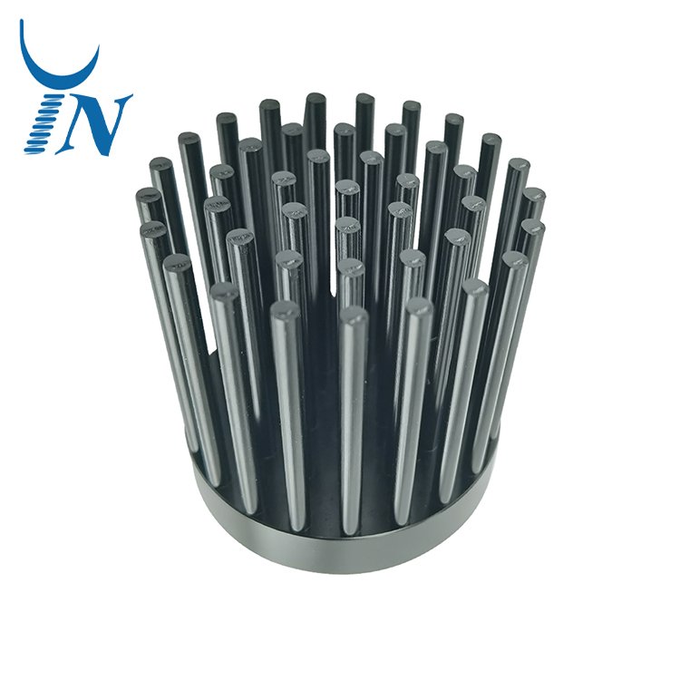 CNC Custom Cold Forged Heat sink Aluminum radiator anodized fin projector high power heat sink for Industrial grow light