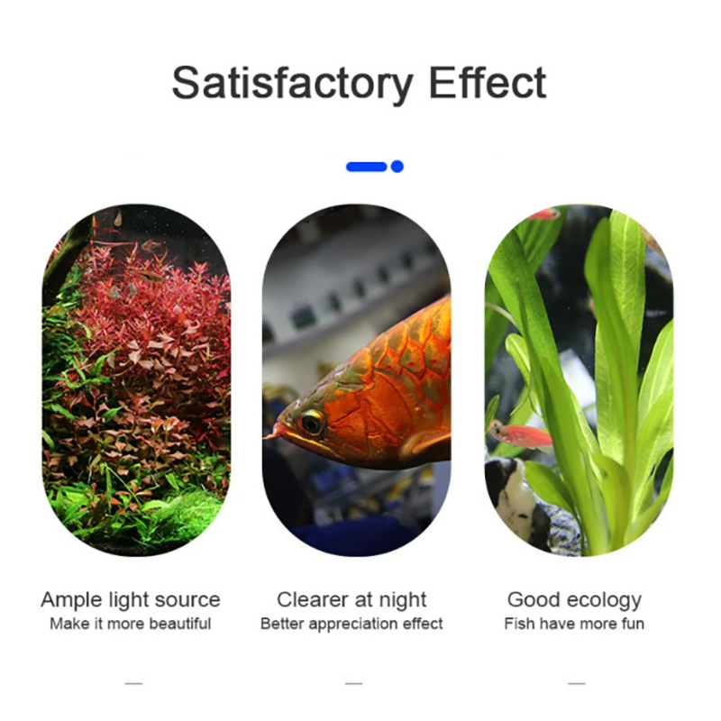 Zaohetian 26cm 36cm 46cm aquarium top light Dragon fish lamp Red arowana brighenting lamp led aquarium lights