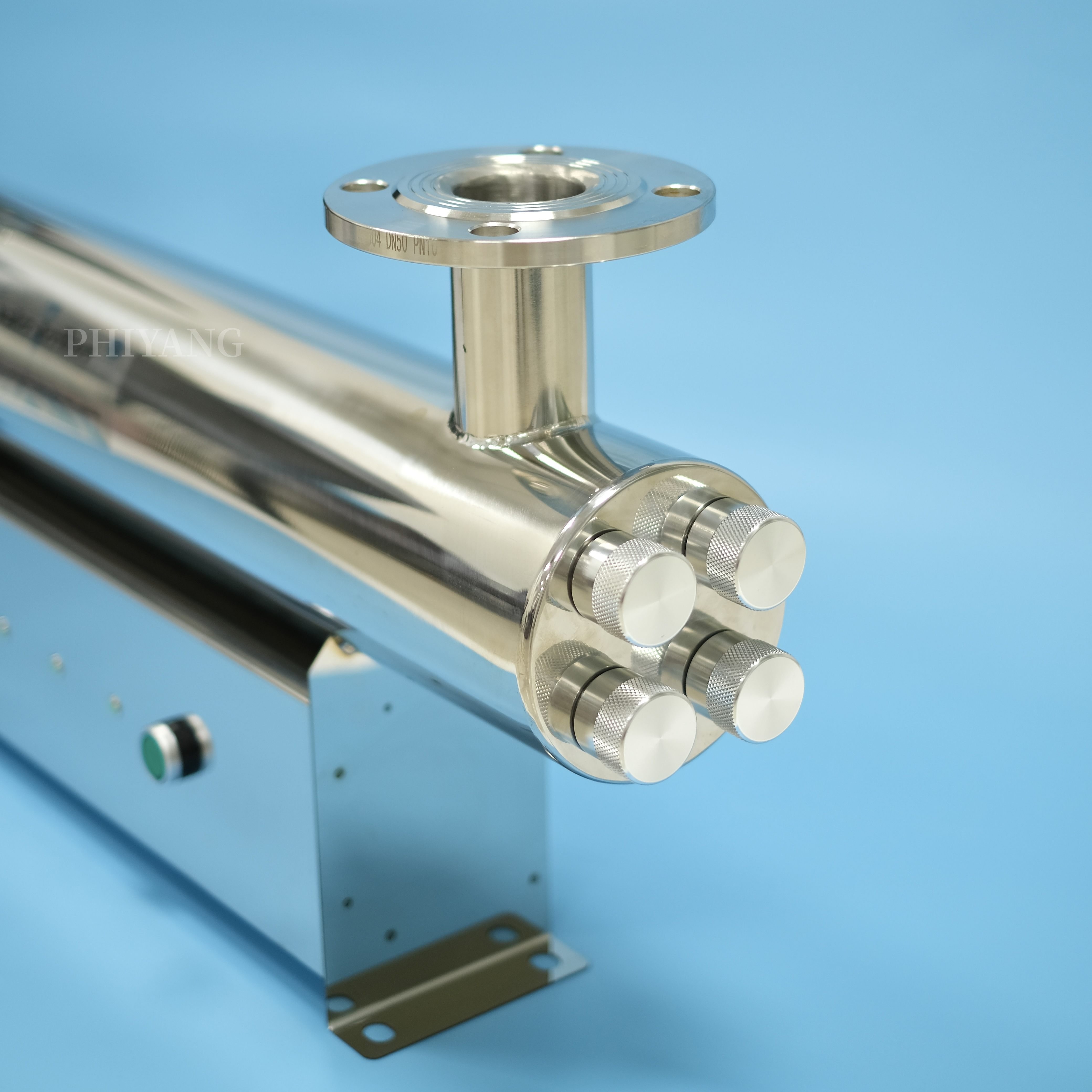 48GPM 220W UV lamp water sterilizer by 304SS for Drink Disinfection Filter Aquarium Fish Tank Purifier