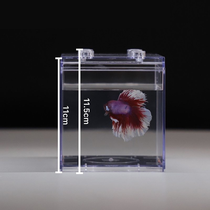 Relaxlines Mini Aquarium Box Table Decoration Small Multifunctional Led Lighting Aquarium Acrylic Fish Tank